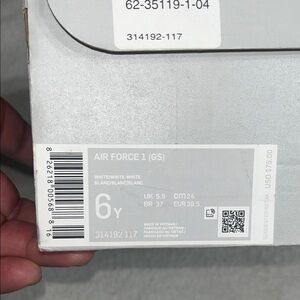 Nike Air Force 1 GS White Shoes